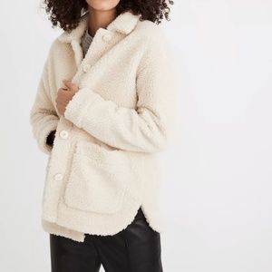 Madewell Sherpa Walton shirt-jacket